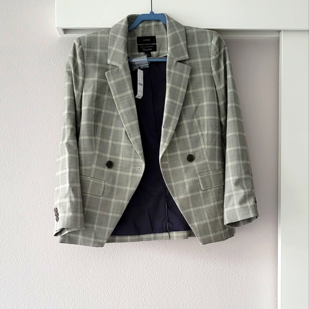 J. Crew Tollegno 1900 Italian Stretch Wool Blazer, Women's 4